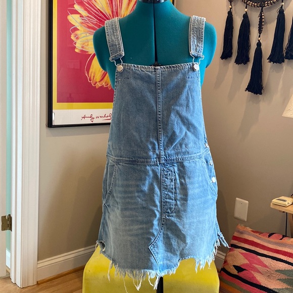Free People Dresses & Skirts - Free People Denim Overall Dress